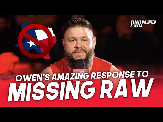 Kevin Owens Has The Best Response To Missing RAW