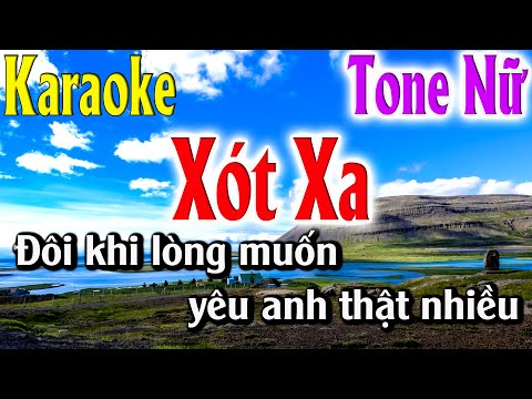 Xót Xa Karaoke Tone Nữ - Lâm Organ - Beat Mới