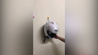 ✅ Very Easy - DIY helmet holder ❌ drilling ❌ nails
