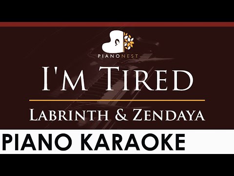 Labrinth & Zendaya – I’m Tired – HIGHER Key (Piano Karaoke Instrumental)