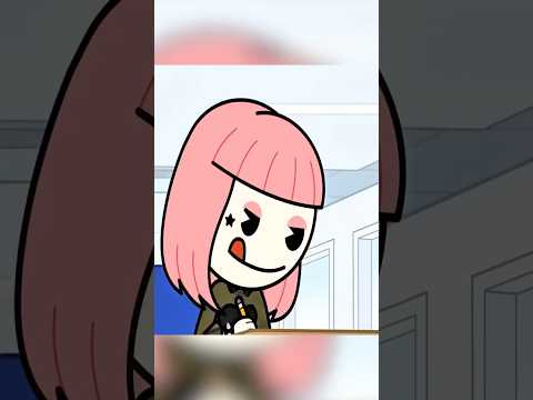 Girl draws clown on test paper and wins first place in class #shorts #animation #funny #foryou #fyp