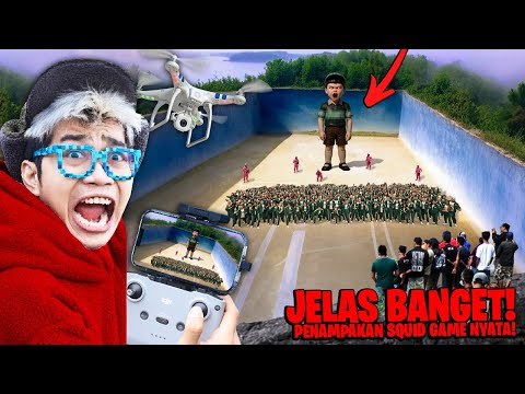 DIKIRA EDITAN! DRONE MENEMUKAN SQUID GAME NYATA DI PULAU DALAM GUNUNG!!! (EVERYONE IS SCARED!!!)