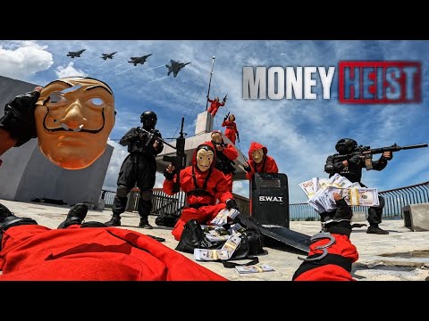 Parkour MONEY HEIST Season 4 ESCAPE from POLICE chase "GOLD RUSH" || FULL STORY ACTION POV