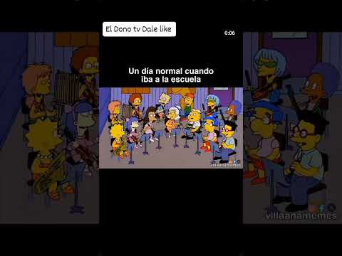 un día normal cuando iba a la escuela