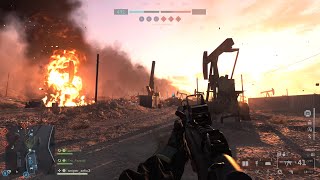 Battlefield 6 Gameplay PS5 Pro - Conquest on Blackwell Fields: Badlands I Season 1 NEW MAP