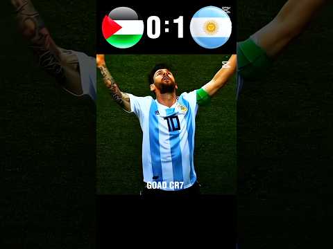 The day Palestine beat Messi 😭Palestine vs Argentina (4-1) imaginary World Cup 2029#shotrs