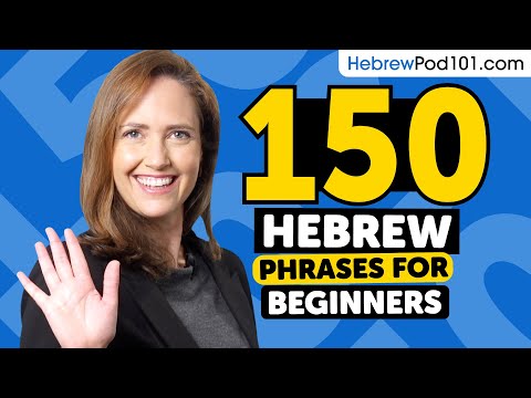 150 Hebrew Phrases for Beginners