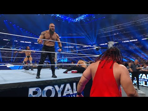 Royal Rumble 2025 Braun Strowman Revenge with Jacob Fatu John Cena vs Roman Reigns vs CM Punk vsSeth