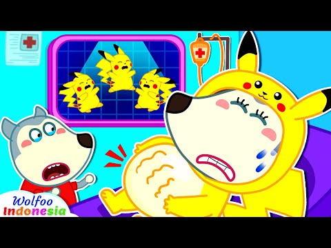 Ibu Pikachu, Berusahalah Keras! | Wolfoo Merawat Ibu | Kartun Anak | @wolfooindonesia