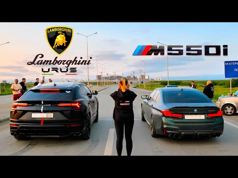 BMW M550i vs Lambo URUS vs AMG G63 vs Jeep SRT WK1 vs Dodge Challenger R/T HEMI 5.7
