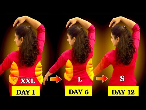 1-Minute Easy Exercises To Lose SIDE FAT & BELLY FAT For Beginners | Slim Waist In 12 Days