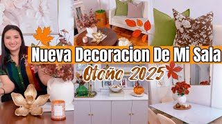 DECORACION DE MI SALA OTOÑO 2025/IDEAS PARA DECORAR EN OTOÑO/Fall 2025