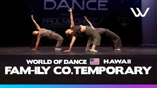 FAM-ily Co.temporary | FRONT ROW | EXHIBITION | Worldof Dance HAWAII 2025 | #WODHI25