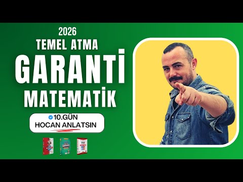 10 Günde Matematik Temeli Atma Garanti Kampı | 10. Gün | Hocan Anlatsın |  2026