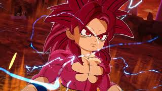 Goku Mini SS4 conoce a Vegeta mini SS3 Dialogos  Dragon Ball Sparking Zero DLC Daima Pack 2
