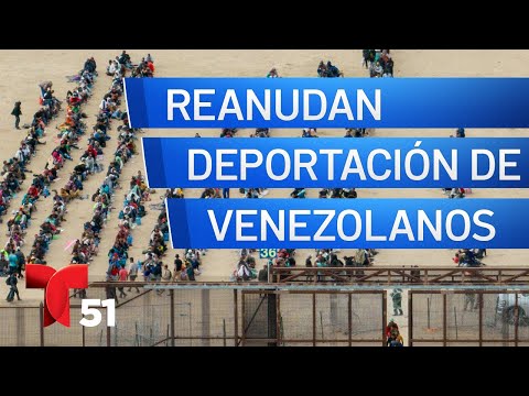 EEUU reanudará la deportación de migrantes venezolanos