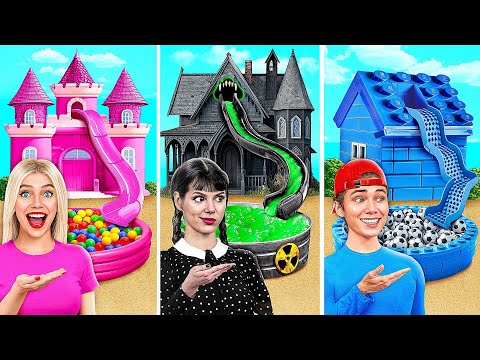 One Colored House Challenge | Smart Gadgets vs Hacks by Mega DO Challenge