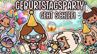 NORAS GEBURTSTAG GEHT SCHIEF! 😱 | GESCHICHTE MIT EMMA UND NELLY | TOCA BOCA STORY DEUTSCH