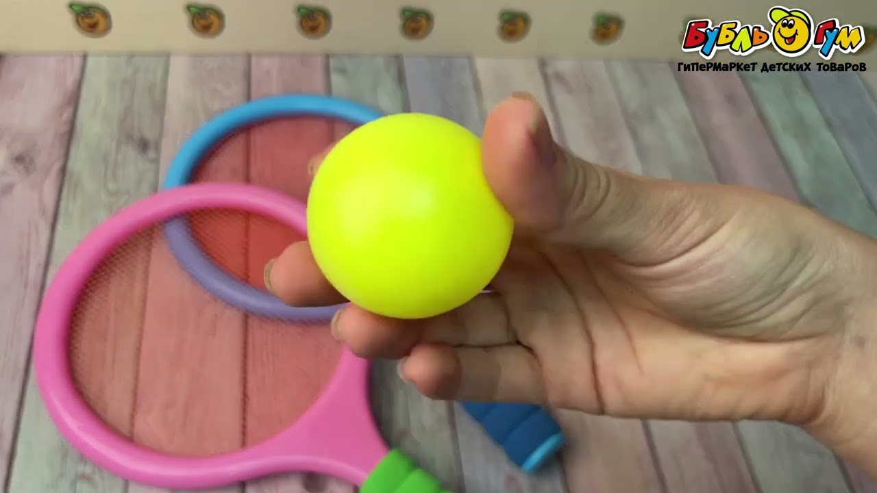 Набор для игры в бадминтон 42см - видео