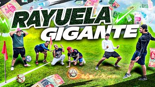 El RETO de la RAYUELA GIGANTE con el crew ⚽️🏟️