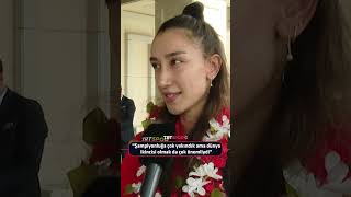 🎙Hande Baladın: "Dünya şampiyonluğuna yakındık ama bir yandan dünya ikincisi olmak çok önemliydi."