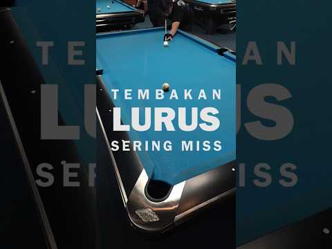TEMBAKAN LURUS SERING MISS ? #billiards #billiard