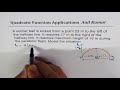 Modeling Soccer Ball Flight with Quadratics