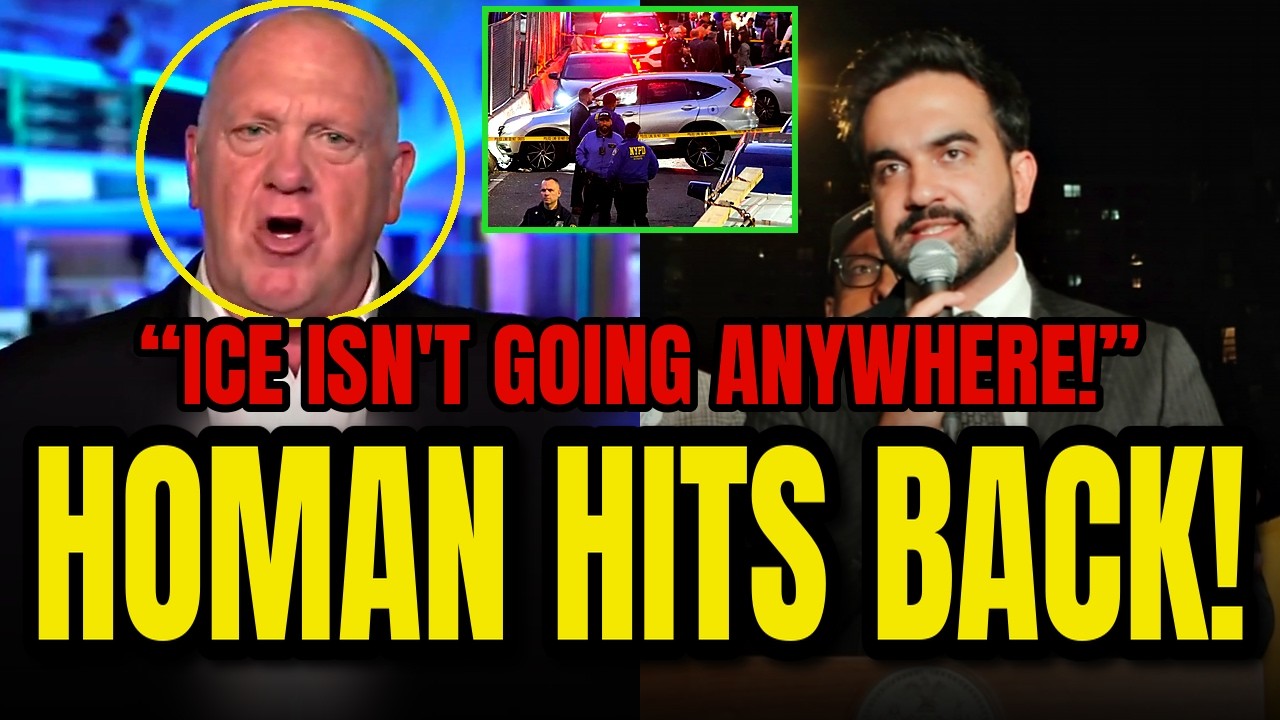 🚨IT'S HAPPENING — Homan CALLS OUT Mamdani: "ICE Isn't Going ANYWHERE!"