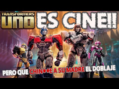 Transformers UNO es Lo MEJOR en 38 años y LA Sorpresa del año!!... lastima por el doblaje.