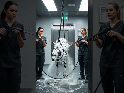 Veterinarians Race Against Time to Save Dalmatian! #rescue #animals #pets