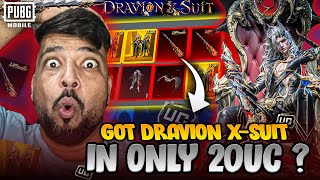 Luckiest New Dravion X-Suit And AWM Crate Opening 🥵 | In Just $20,000UC 😍