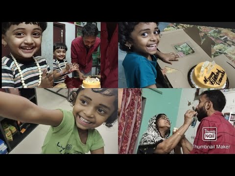 കുട്ടീസിന്റെ വാപ്പാച്ചികി SURPRISE കൊടുത്തപ്പോൾ 🤩🎉BIRTHDAY VLOG🎂