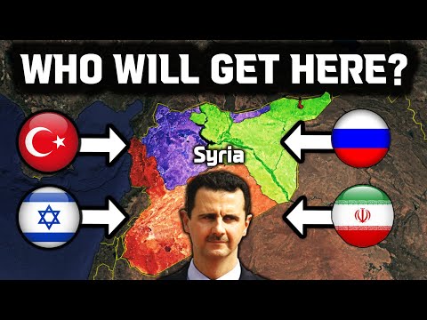 How many parts is Syria divided into?