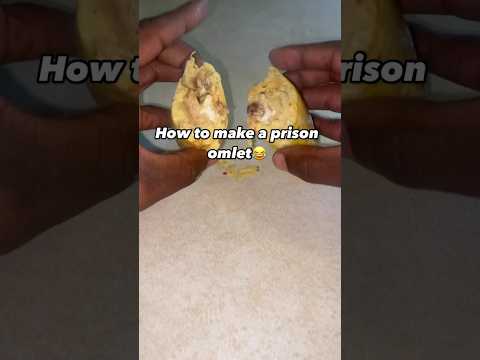 How to make a jail omlet😂 #youtubeshorts #funny #comedy #viral