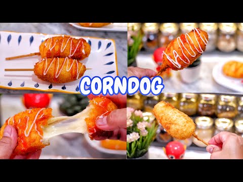 BIKIN CAMILAN CORNDOG MIRIP KOREAN STREET FOOD, BIKINNYA GAMPANG RASANYA ENAK