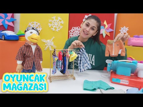 Oyuncak Mağazası - Kaptan Gaga yeni giysileri alıyor! Kız ve erkek çocuklar için!