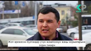 ЭЛ ПИКИРИ: Мас жана эреже бузган айдоочуларга кандай жаза керек? видео