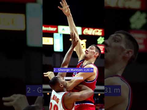 Os jogadores MAIS ALTOS (e o mais baixo) da história da NBA! 🏀🦒🤯