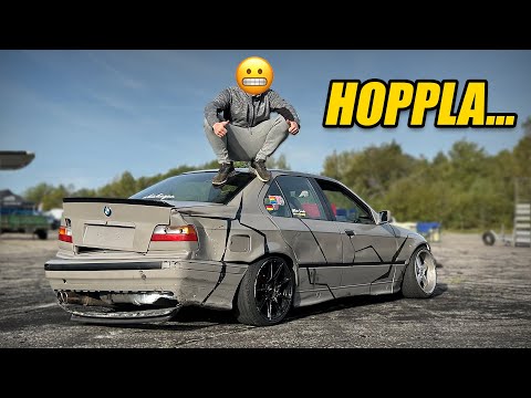 FRISCH LACKIERTER E36 komplett KRUMM gefahren! | Allstedt Mini-Event Teil 2