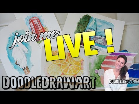 LIVE! Paint with me - Watercolors