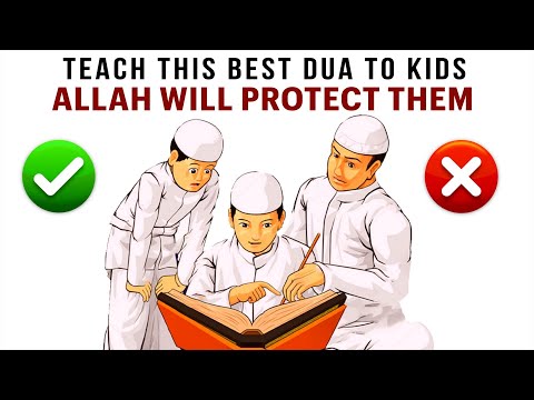 TEACH 2 WORDS DUA TO KIDS ALLAH LOVES IT