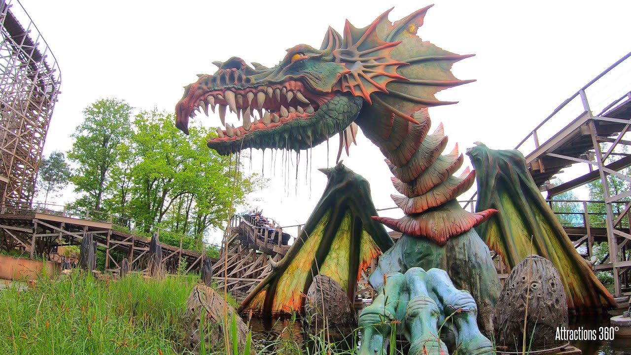 Efteling theme park wooden Racer coaster - Joris en de Draak