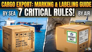 Export Cargo Marking and Labeling Guide: Sea vs Air Freight (2026)