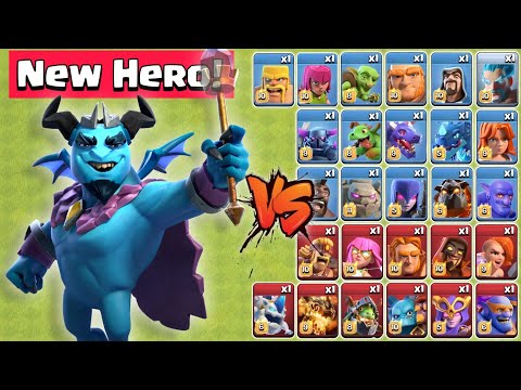 Max Minion Prince vs All Troops! - Clash of Clans