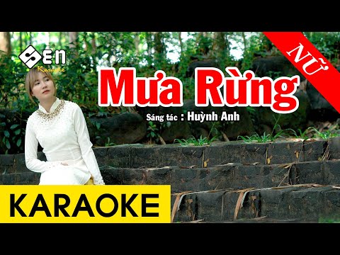 Mưa Rừng Karaoke – Beat Chuẩn | Tone Nữ