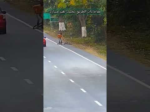 ‏مفاجاءات الطريق تخليك تغّير مسارك  وتنسى وين كنت رايح 😅 #explore #اكسبلور #nature #