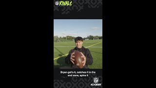 Best Celebration w/ NFL Academy #shorts