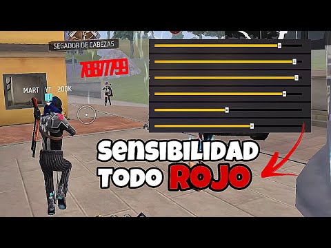 ✅SENSIBILIDAD ⚙️Para dar TODO ROJO en la NUEVA ACTUALIZACIÓN FREE FIRE