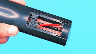 ¡Los electricistas llevan años ocultándolo! Dile adiós a las pilas | Control remoto del televisor