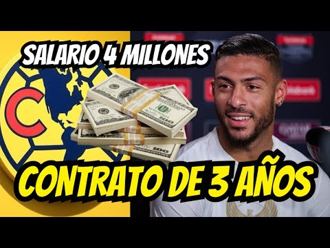 ACTUALIZACION DENIS BOUANGA EN EL AMERICA CONTRATO DE 3 AÑOS Y SALARIO DE 4 MILLONES DE DOLARES